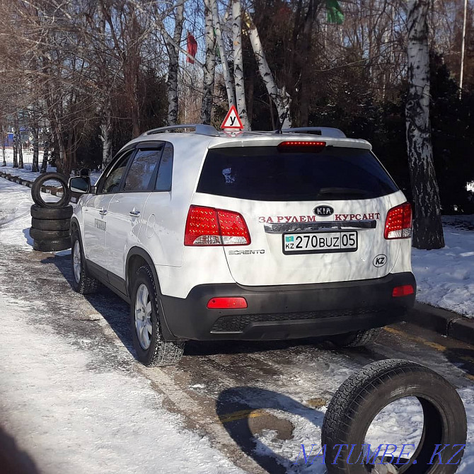 Driving instructor practical training crossover on the machine Almaty - photo 5