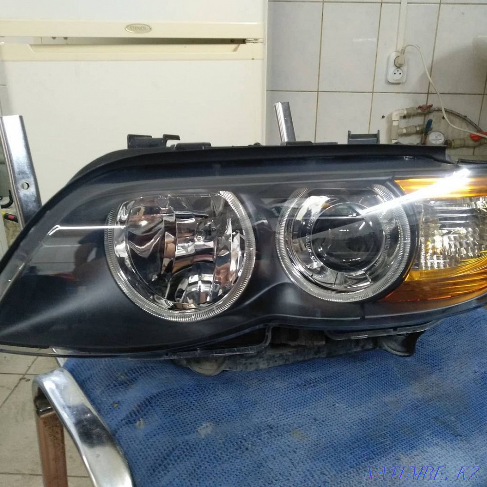Headlight polishing, headlight tuning, installation of lenses and bi-led modules Atyrau - photo 4