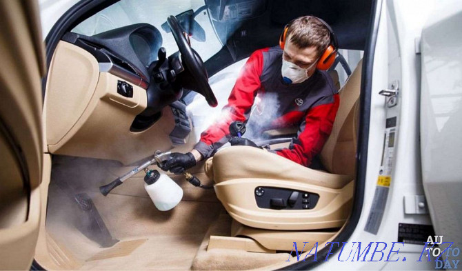 Химчистка авто машины салона шумоизоляция Актобе - изображение 1