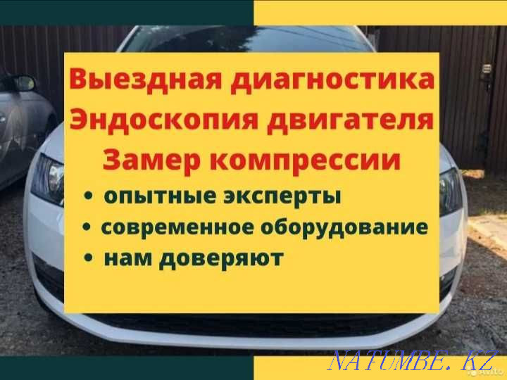 Эндоскопия двигателя. Диагностика двигателя.Проверка эндоскопом.Алматы Алматы - изображение 1