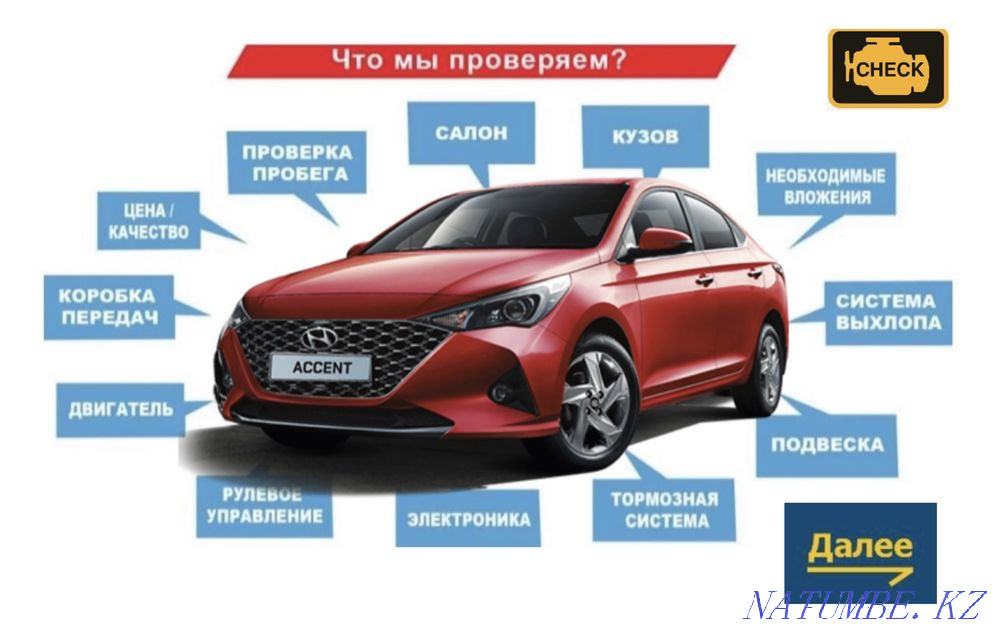 Selection of a car for purchase Autoexpert Auto selection Car check Astana - photo 1