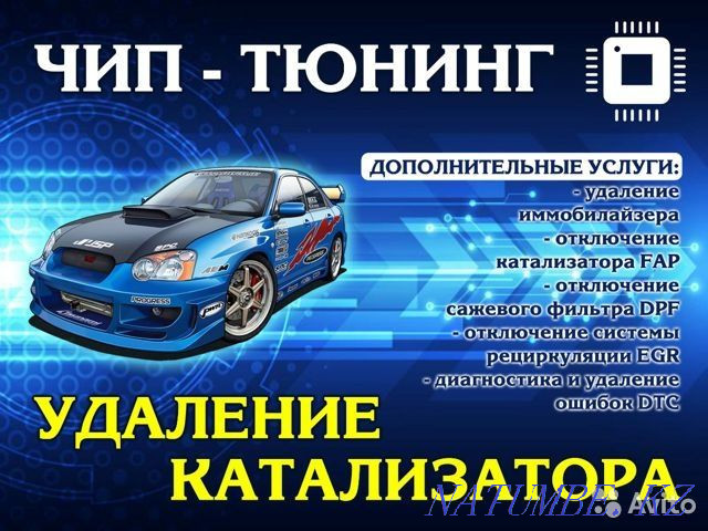 euro2 Катализаторды жоюға арналған микробағдарлама Chiptuning auto Autodiagnostic  Алматы - изображение 1