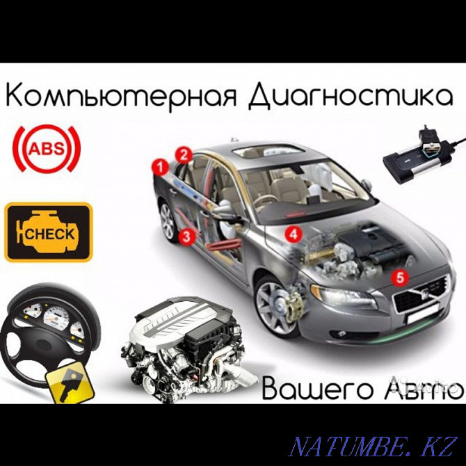 Computer diagnostics of the car, check-out, ecu repair, immobilizer Astana - photo 1