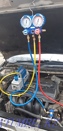 Refueling of car air conditioners, repair of cooling radiators Astana - photo 1