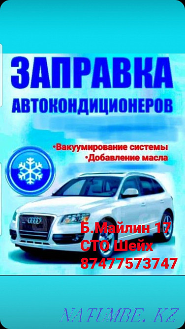Автокөлік кондиционерлеріне жанармай құю, салқындату радиаторларын жөндеу  Астана - изображение 2