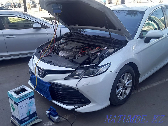Refueling of car air conditioners Astana - photo 2