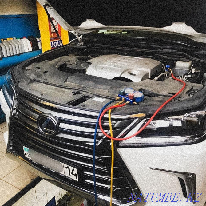 Refueling and repair of car air conditioner Pavlodar - photo 1
