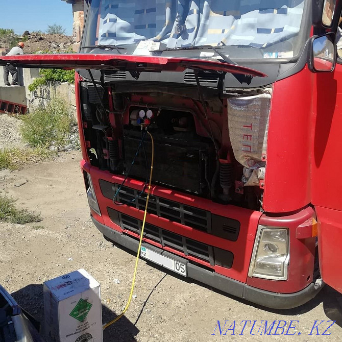 Refueling of the air conditioner, repair of the air conditioner. Cars and trucks Ust-Kamenogorsk - photo 4