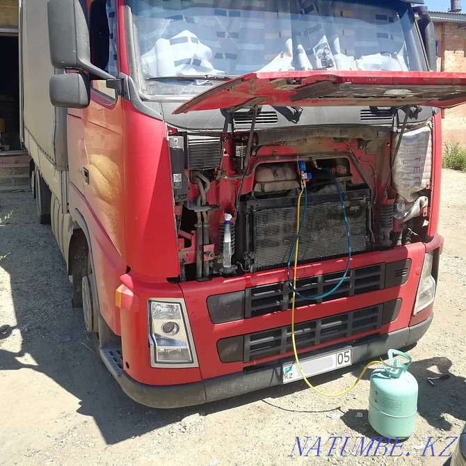 Refueling of the air conditioner, repair of the air conditioner. Cars and trucks Ust-Kamenogorsk - photo 3