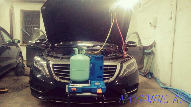 Repair, refueling, replacement of car air conditioner Almaty - photo 5