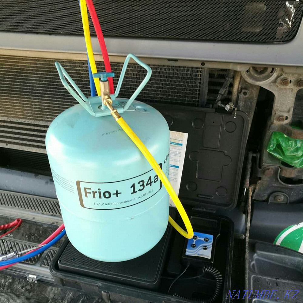 Refueling car air conditioners with freon. Qaskeleng - photo 2