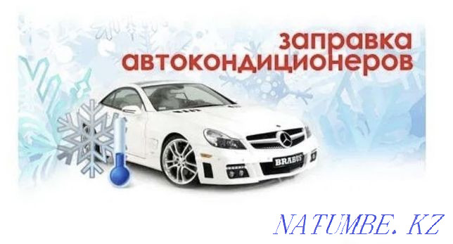 Refueling of car air conditioners, diagnostics of car air conditioners on departure Astana - photo 1