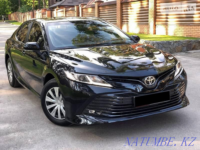 Rent a car with a driver. Toyota Camry70 camry70 VIP taxi rental Almaty - photo 1