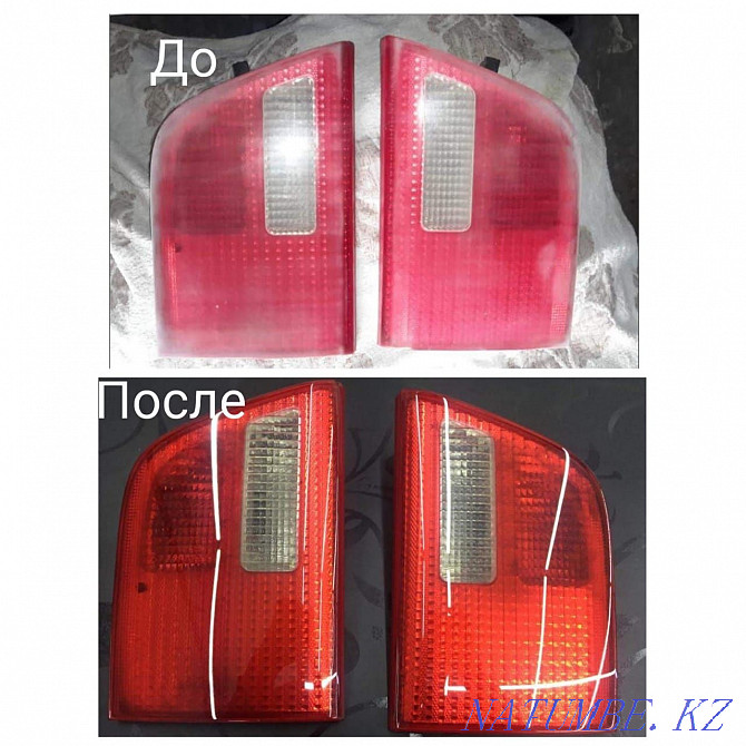 Body Polishing-Headlights/Headlight Cleaning/Lens Installation/Adjustment Headlight Repair Almaty - photo 3