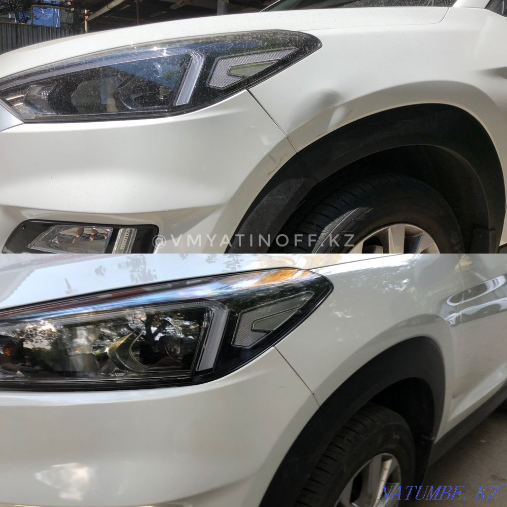 Dent Removal WITHOUT PAINTING. Grad. Straightening for painting Almaty - photo 1