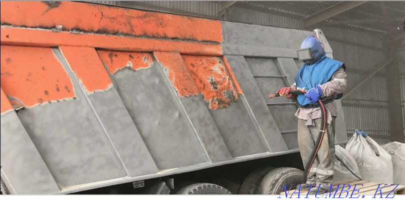 Sandblast cleaning of different surfaces with abrasive material Kupersh Shymkent - photo 5