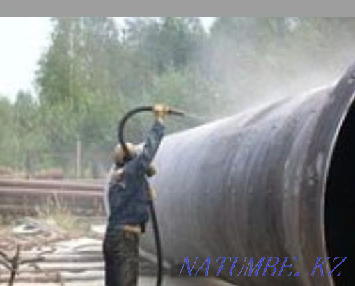 Sandblast cleaning of different surfaces with abrasive material Kupersh Shymkent - photo 2