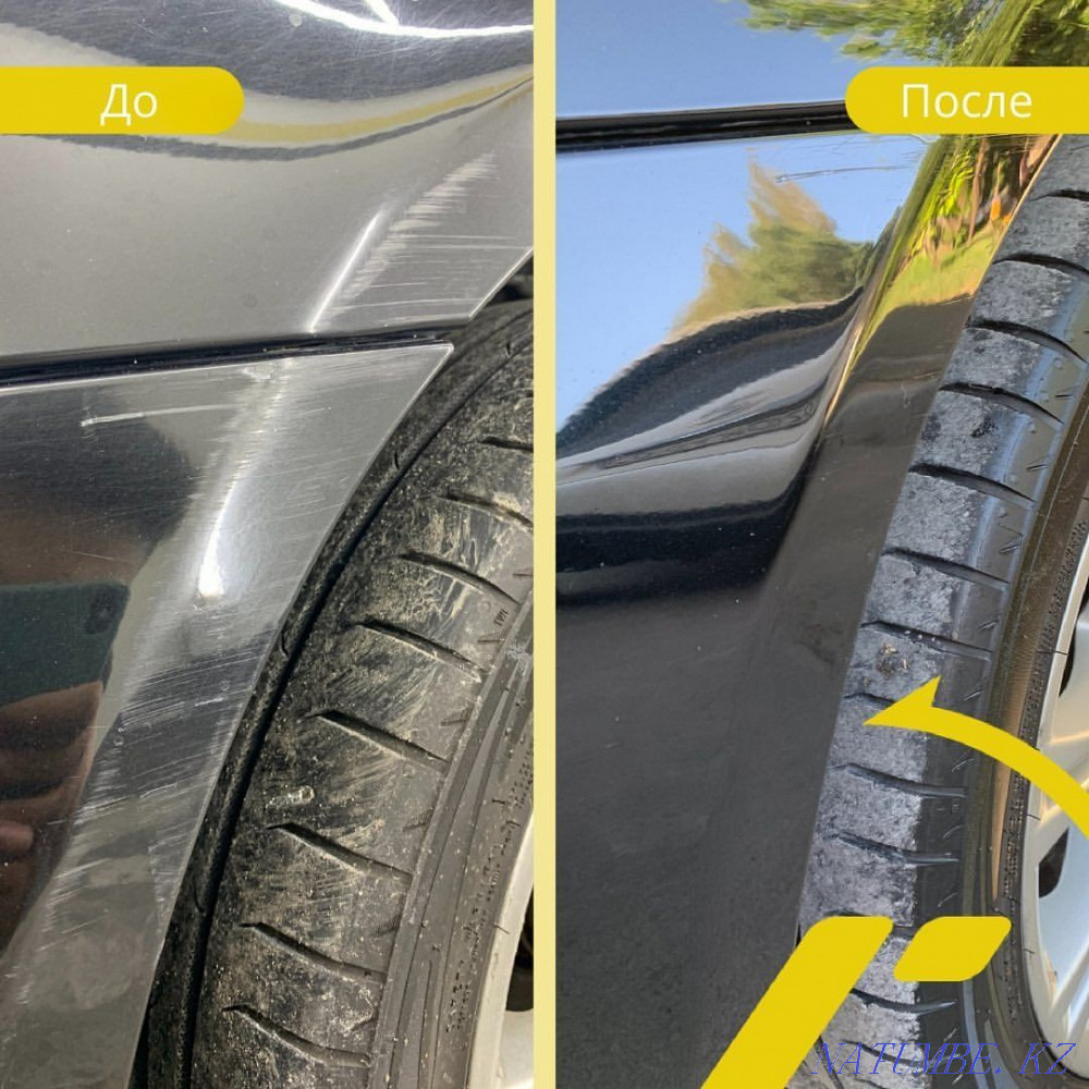 Polishing, car dry cleaning, headlight polishing, ceramics Semey - photo 1