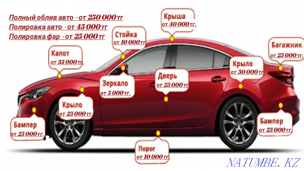 Auto body repair, Auto painting Ekibastuz - photo 2
