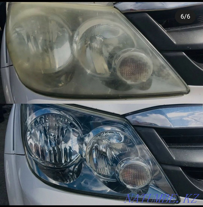 Полировка фар на выезд Тараз - изображение 1