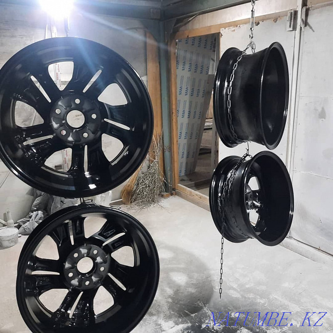 Painting car rims, polymer powder coating Kokshetau - photo 4