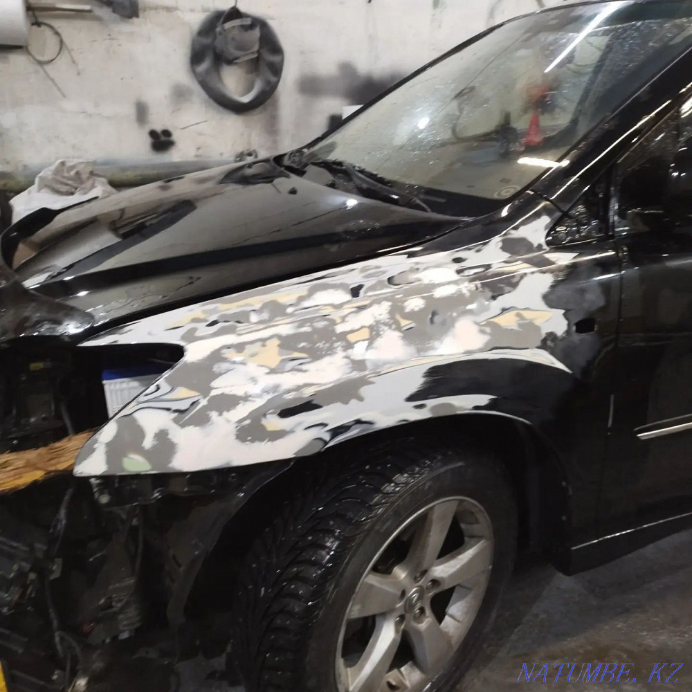 Малярно кузовные работы покраска реставрация бамперов полировка фар Талдыкорган - изображение 7