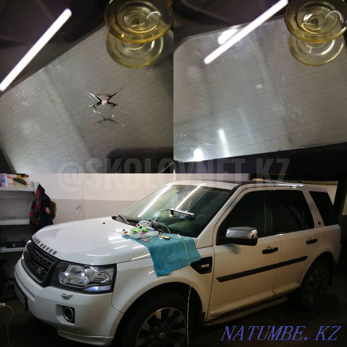 Auto glass repair (chip repair, crack repair) chip, crack Almaty - photo 8