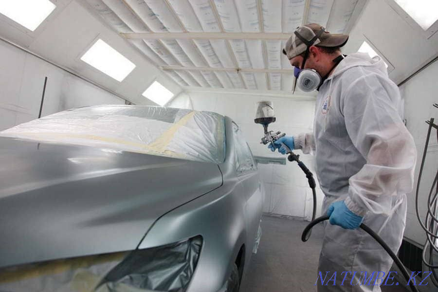 Корпусты жөндеу Бампер дискінің қалыңдығын өлшеуіш кескіндеме жылтырату жұмыстары  Астана - изображение 1