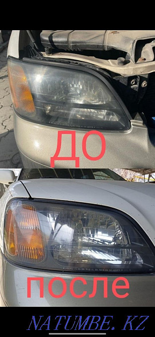 Polishing HEADLIGHTS (Headlights Tumanki taillights)  - photo 4