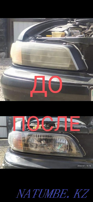 Polishing HEADLIGHTS (Headlights Tumanki taillights)  - photo 3