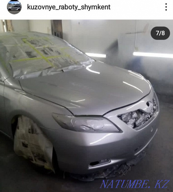 Кузовные работы любой сложности, Костоправ маляр,стаж 20лет покраска Шымкент - изображение 3