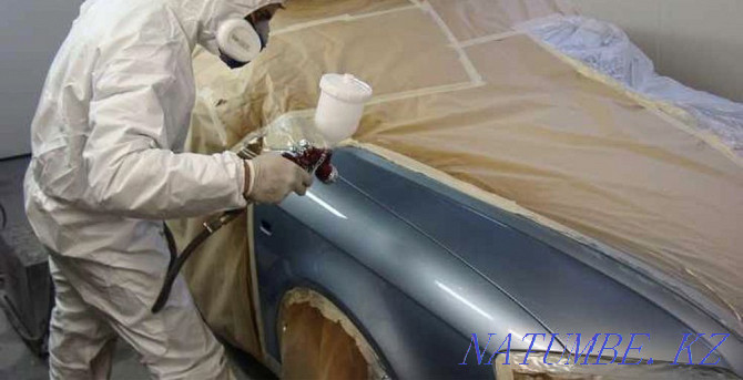 Car painting, tire restoration, ceiling resurfacing. Almaty - photo 1