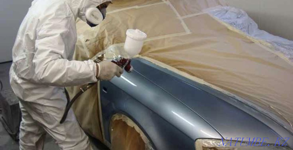 Автомалярные работы, восстоновление шин, перетяжка потолка . Алматы - изображение 1