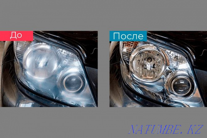 Polishing headlights and body Taldykorgan - photo 3