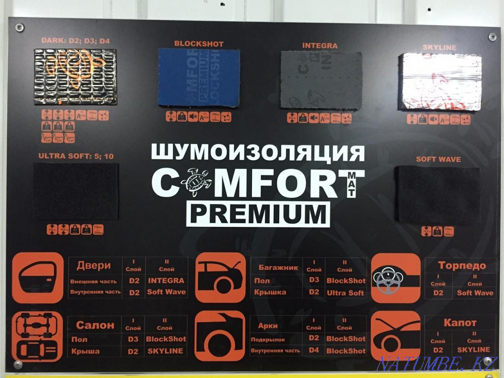 Noise isolation, car audio installation, polishing, booking Ust-Kamenogorsk - photo 2
