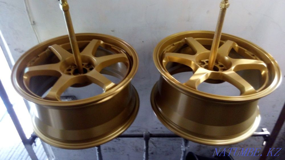 Покраска диски Реставрация .Аргон .Прокатка Пескоструй Алматы - изображение 1