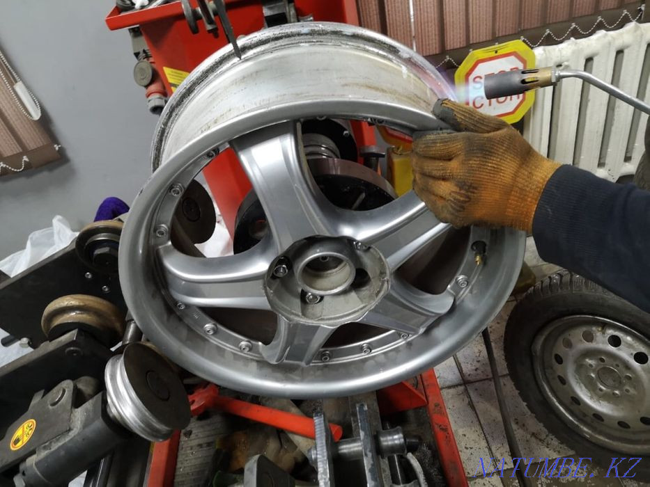 MyTire Прокат Прокатка дисков Дискіні ж?ндеу - титан, железо Алматы - изображение 1