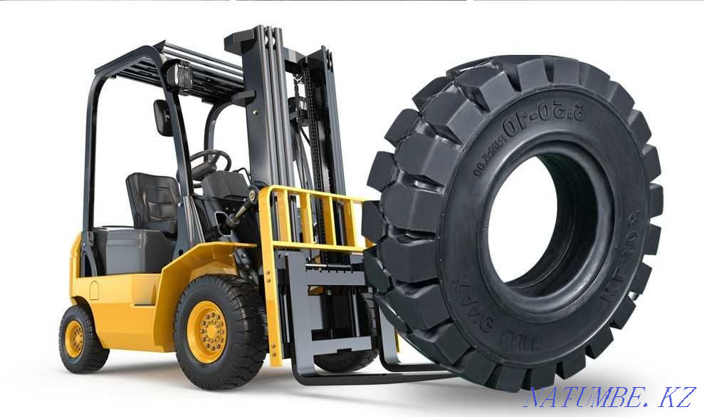 Нарезка протекторов резины на вилочные погрузчики Алматы - изображение 1