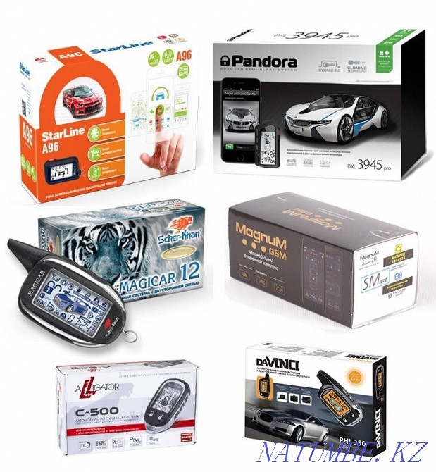 Сигнализация с автозаводом от 8000тг KaspiRed Алматы - изображение 1