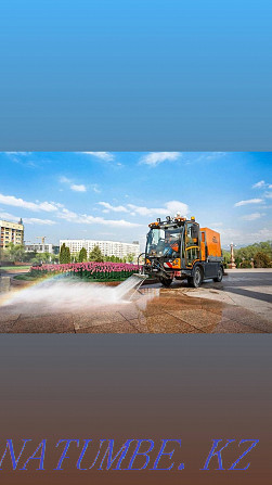 Cleaning the territory of the PONY P4 sweeper Almaty - photo 1