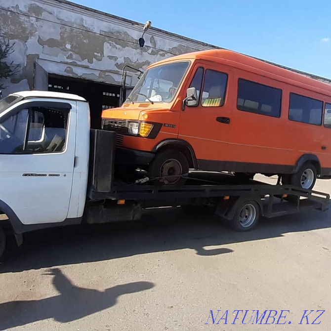 Tow truck 24/7 city, intercity Karagandy - photo 2