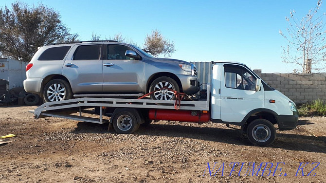 Tow truck 24 hours. Evacuation at a low cost. car transporter Astana - photo 3