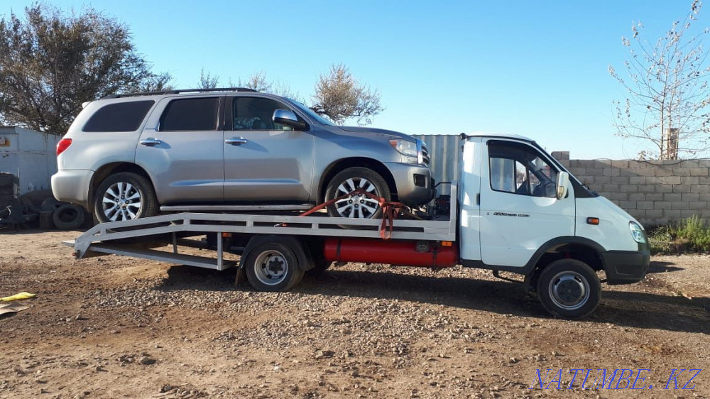 Tow truck 24 hours. Evacuation at a low cost. car transporter Astana - photo 3