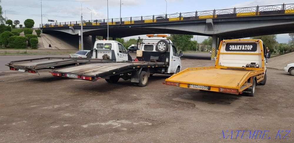 Tow truck. Almaty. Kaskelen. Uzynagash. Otar. Targap. Samsa. Kurty. Ashysu Qaskeleng - photo 1
