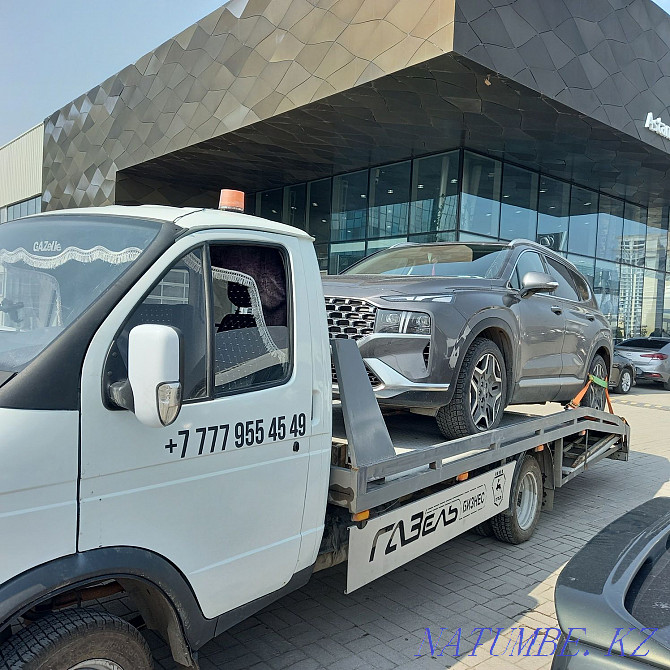 Tow truck cheap 24/7 city intercity ball accident Astana - photo 1