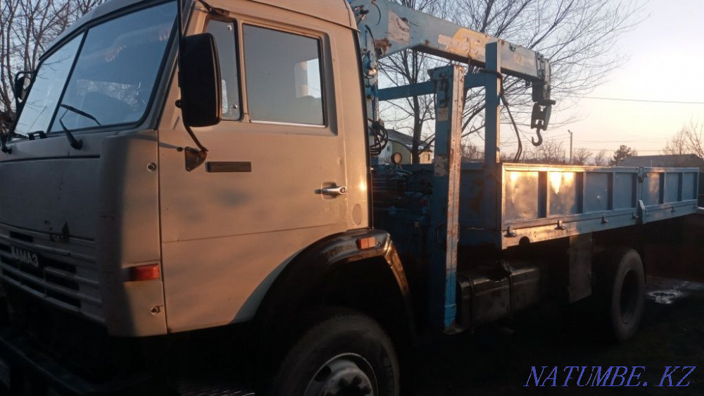 Кран манипулятор камаз город межгород Талдыкорган - изображение 1