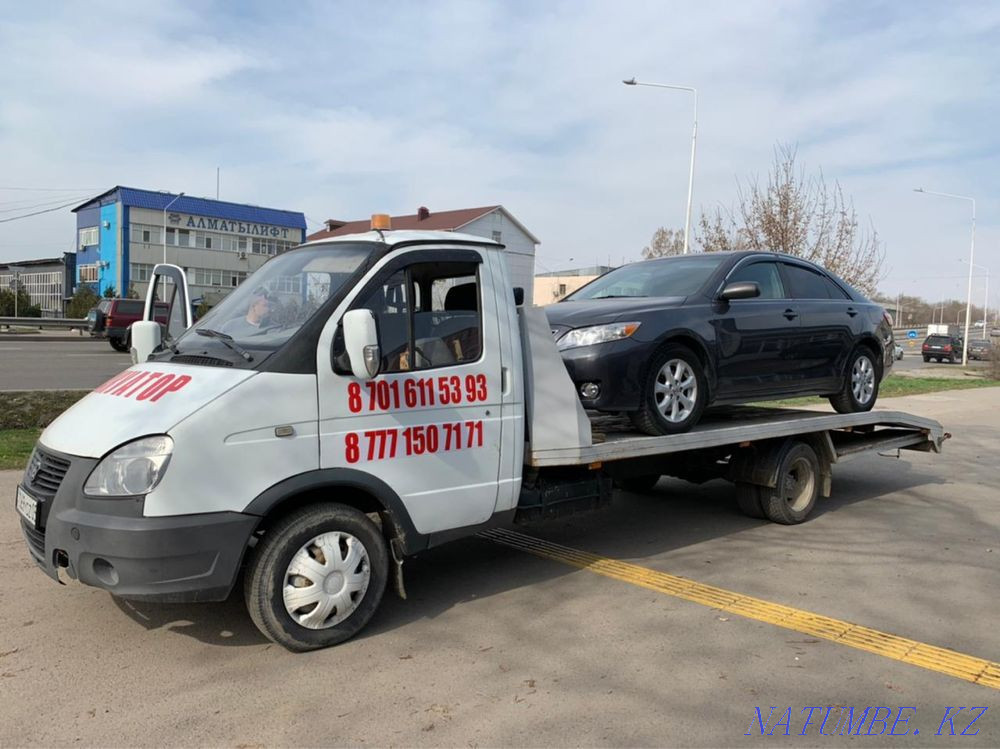 Service Tow truck Almaty 24/7 Otar Samsy Kurti Kapchagay Saryozek Almaty - photo 2