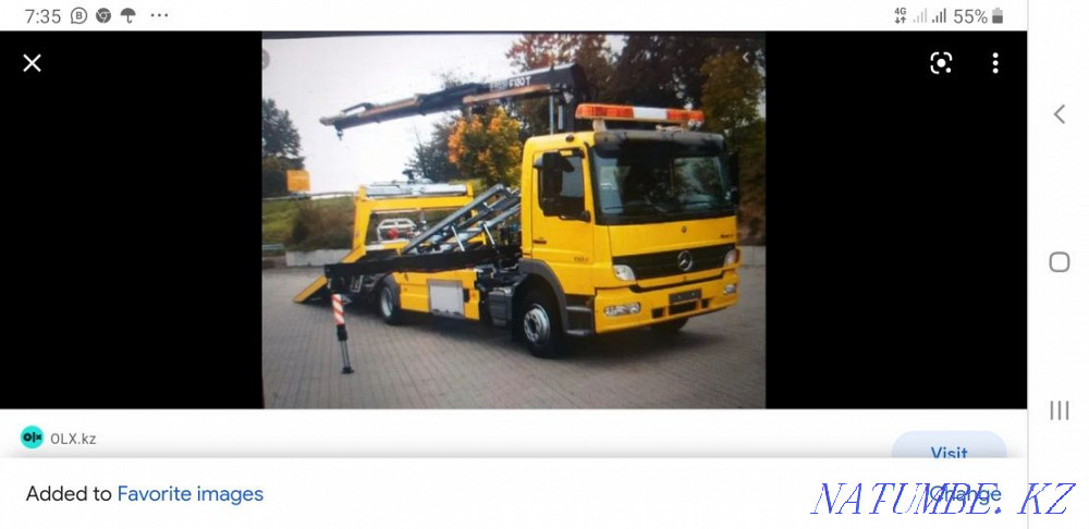 Tow truck manipulator 5000 car carrier crane excavator Almaty cheap! Almaty - photo 1