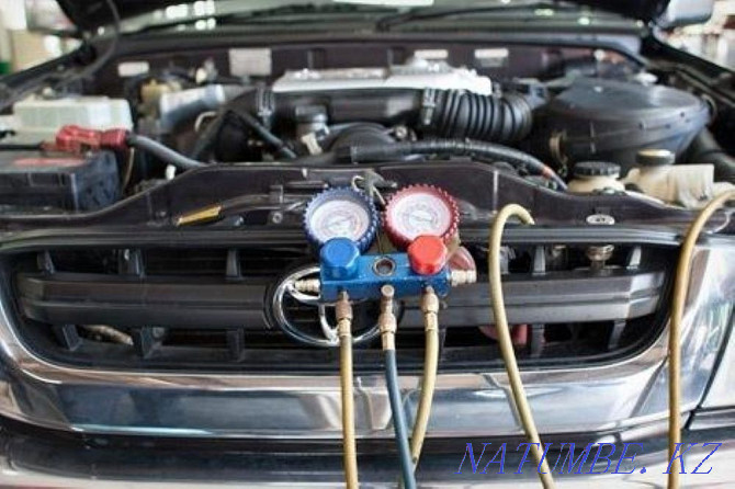 Filling the car air conditioner  - photo 2