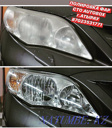 Hundred" AUTOBOX " Professional headlight polishing Atyrau - photo 5